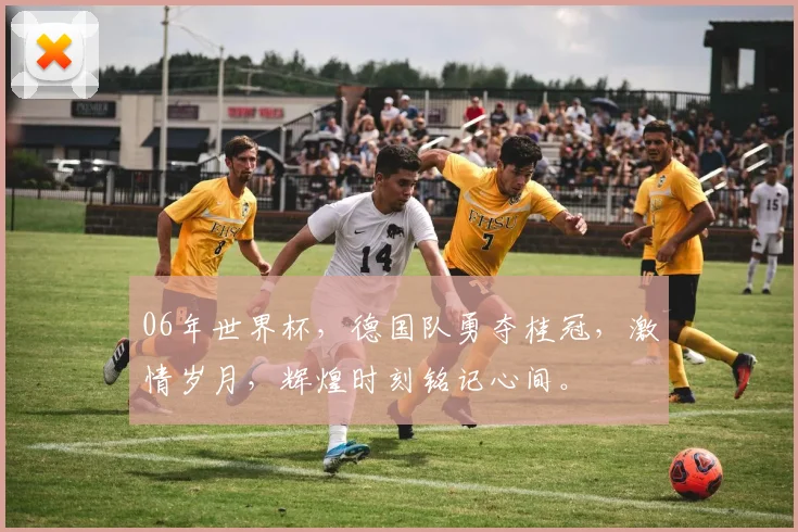 06年世界杯，德国队勇夺桂冠，激情岁月，辉煌时刻铭记心间。